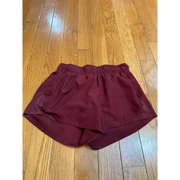 Athletic Works Pants - Athletic Works Womens Burgundy Running Shorts lined Mesh Panels Size M medium